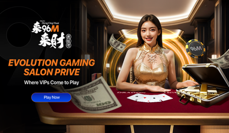 96M Introduces Luxury Salon Privé Service in Partnership with Evolution Gaming, Bringing Private High-Stakes Live Casino to Singapore Players