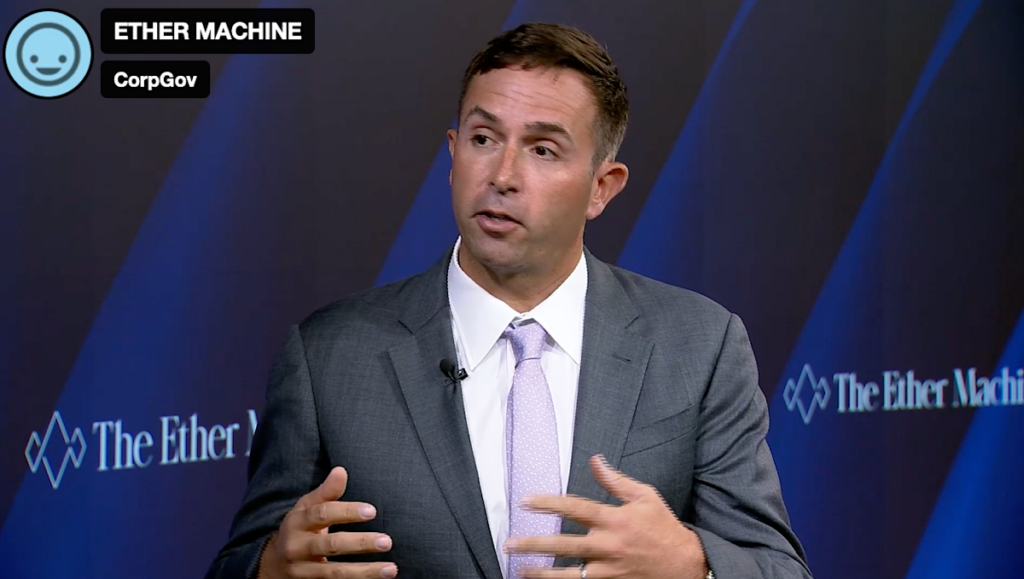 The Ether Machine Co-Founder & Chairman Andrew Keys, Live at Nasdaq