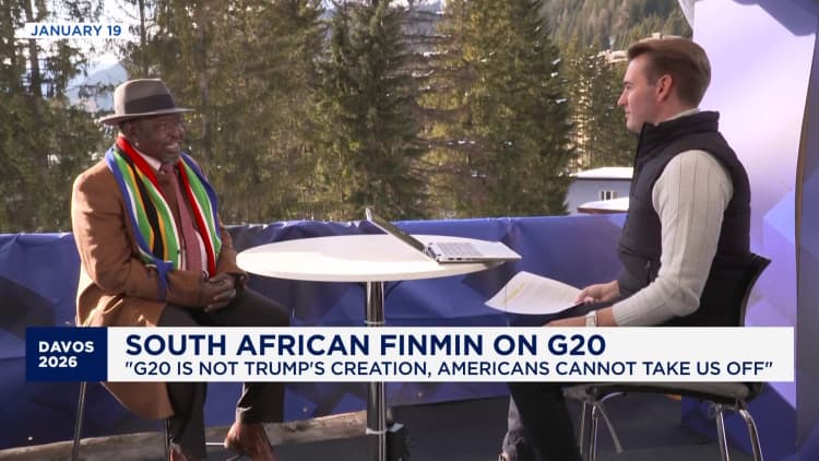 South Africa-U.S. relations ‘on and off,' finance minister says