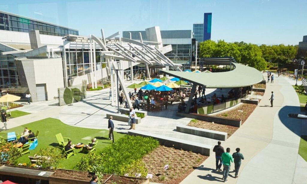 Google's campus.