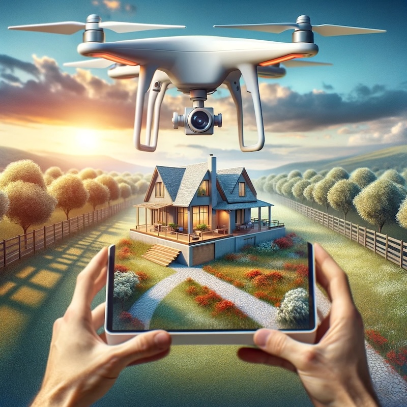 Side hustle for men: Drone Photography | Source: DALL-E