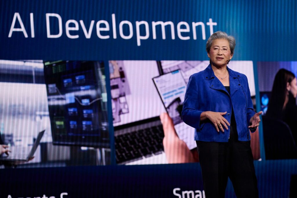AMD Stock Jumped Today. CEO Lisa Su Doesn't Think AI Will 'Replace Everything'