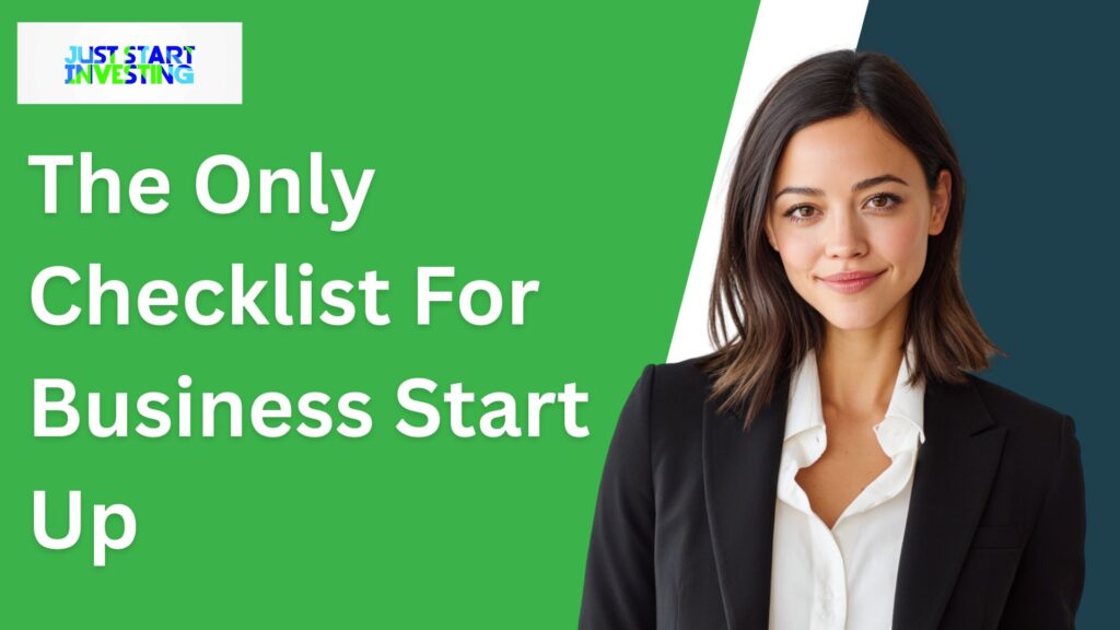 The Only Checklist For Business Start Up