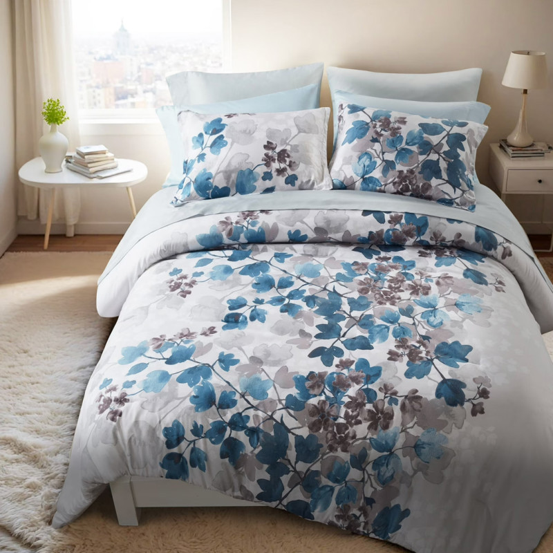 Walmart's bestselling 9-piece floral comforter set is on sale for $53