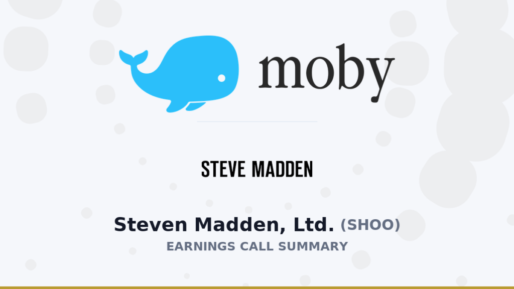 Steven Madden, Ltd. Q1 2026 Earnings Call Summary