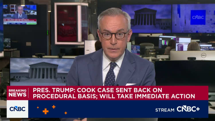 President Trump responds to Lisa Cook decision: We will take appropriate action immediately