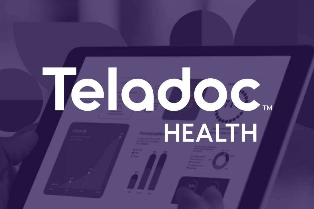 Teladoc health logo.