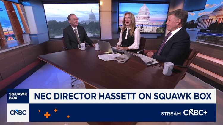 Watch CNBC’s full interview with NEC Director Kevin Hassett