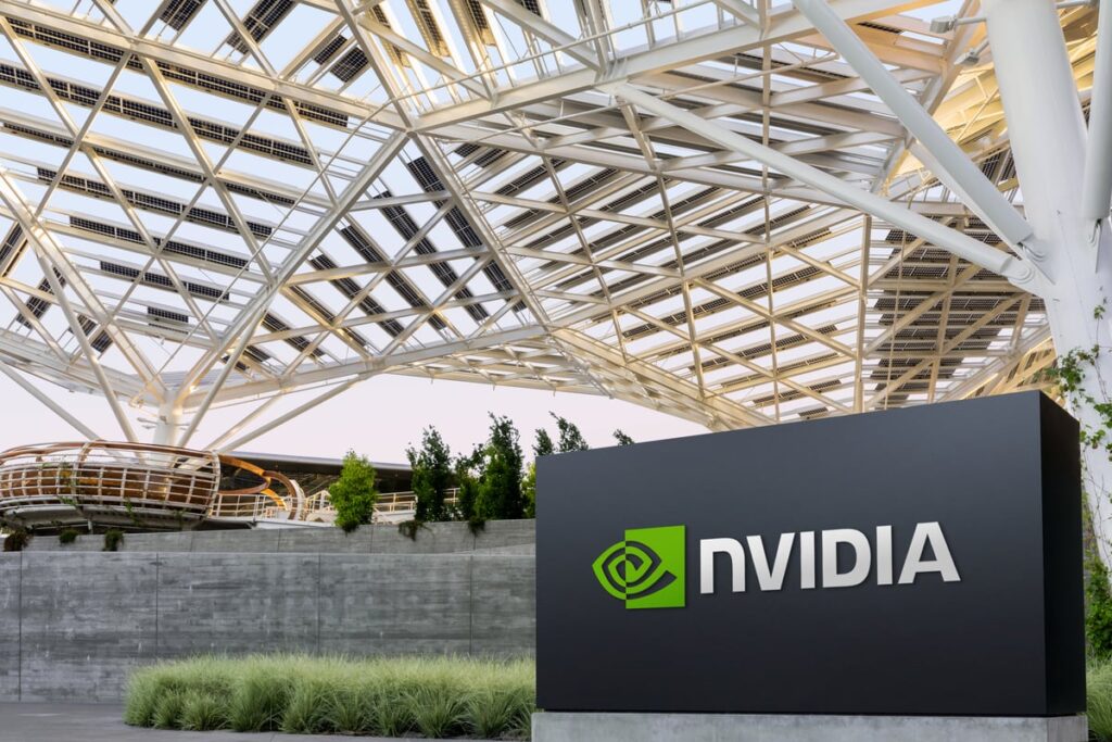 Image of Nvidia headquarters.