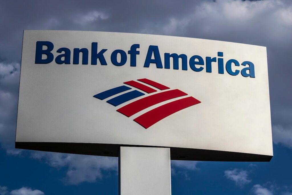 Bank of America Bank and Loan Branch. Bank of America is a Banking and Financial Services Corporation