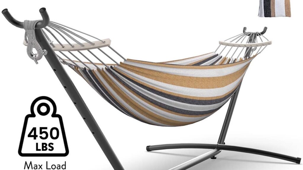 Walmart is selling a $160 no-tip standalone hammock for $72